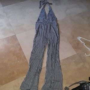 Urban Outfitters Striped Playsuit